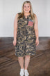 Can't See Me Coming Camo Dress