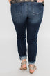 KanCan Raw Hem Skinny Jeans- Clara Wash