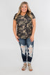 Discover Yourself Short Sleeve Top- Camo