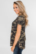 Discover Yourself Short Sleeve Top- Camo