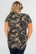 Discover Yourself Short Sleeve Top- Camo