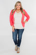 Keep It Professional Blazer- Neon Pink