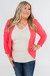 Keep It Professional Blazer- Neon Pink