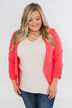 Keep It Professional Blazer- Neon Pink
