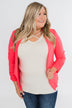 Keep It Professional Blazer- Neon Pink