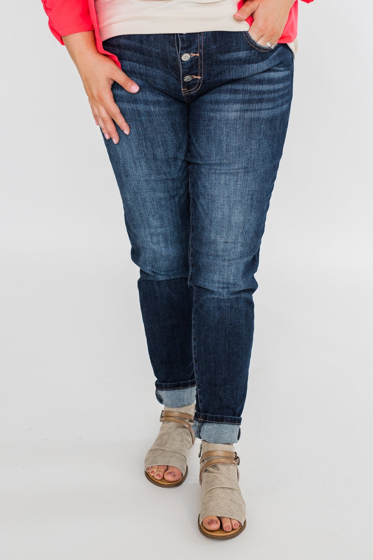 C'est Toi Non-Distressed Skinny Jeans- Mae Wash