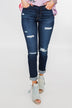 C'est Toi Distressed Skinny Jeans- Natasha Wash