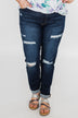 C'est Toi Distressed Skinny Jeans- Natasha Wash