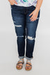 C'est Toi Distressed Skinny Jeans- Natasha Wash