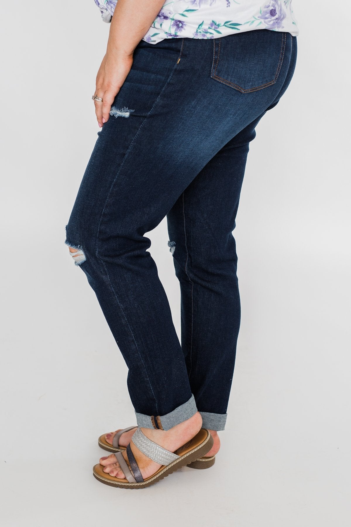 C'est Toi Distressed Skinny Jeans- Natasha Wash
