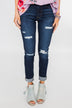 C'est Toi Distressed Skinny Jeans- Natasha Wash