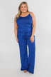 Drawstring Jumpsuit Royal Blue