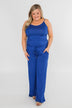 Drawstring Jumpsuit Royal Blue