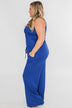 Drawstring Jumpsuit Royal Blue