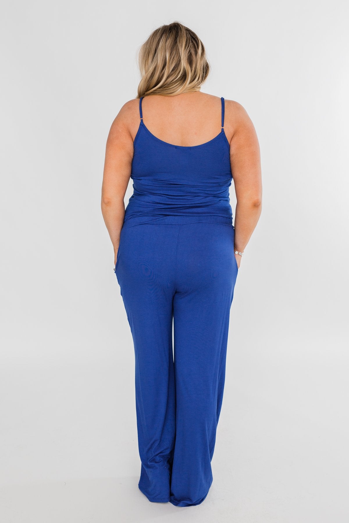 Drawstring Jumpsuit Royal Blue
