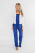 Drawstring Jumpsuit Royal Blue