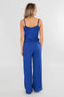 Drawstring Jumpsuit Royal Blue