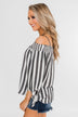 Summer On You Off the Shoulder Top- Black