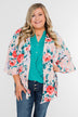 Living in Love Floral Kimono- Pink