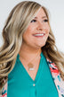 Around The Design Necklace- Blush