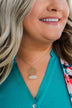 Around The Design Necklace- Blush