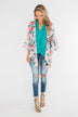 Anywhere With You Twist Tank Top- Turquoise