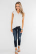 All I've Ever Needed Lace Top- Off White
