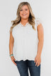 All I've Ever Needed Lace Top- Off White