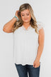 All I've Ever Needed Lace Top- Off White
