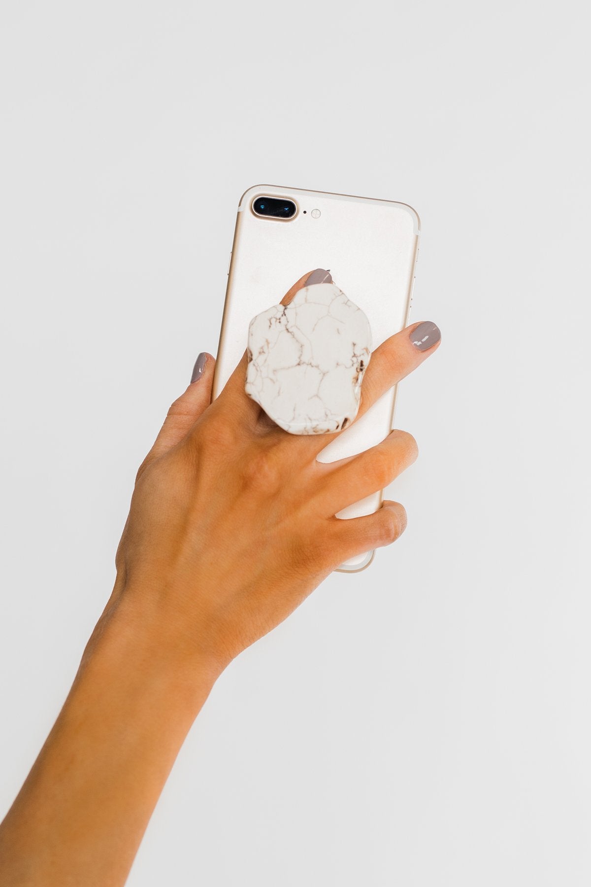 Ivory Stone Phone Grip