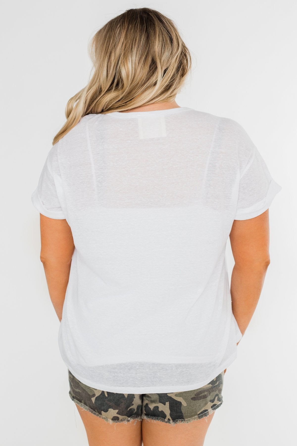 "Wife Life" Short Sleeve Top- White
