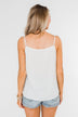 Ideal Situation Ruffle Tank Top- Ivory