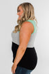 Start Today Color Block Tank Top- Mint