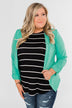 Keep It Professional Blazer- Mint