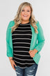 Keep It Professional Blazer- Mint