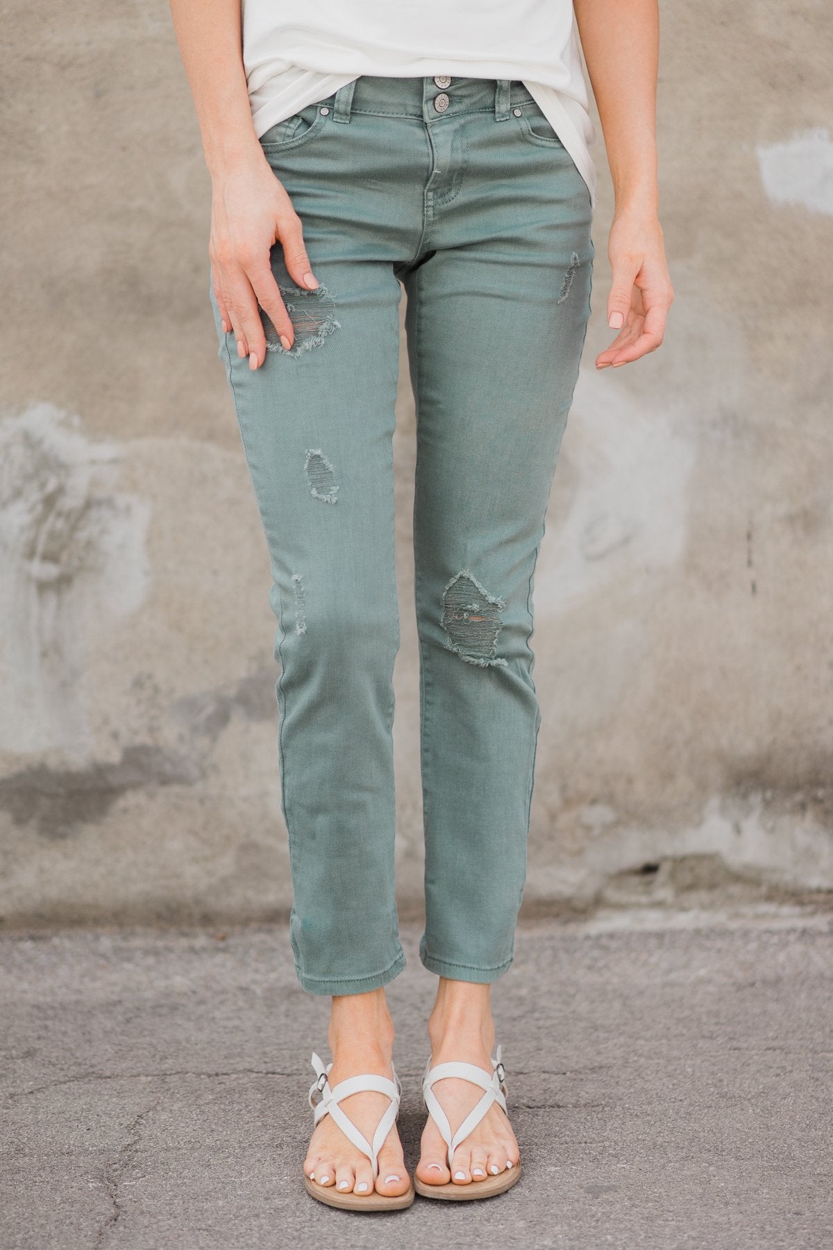 Calypso Pants - The Boyfriend Effect Sea Mint