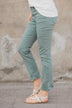 Calypso Pants - The Boyfriend Effect Sea Mint