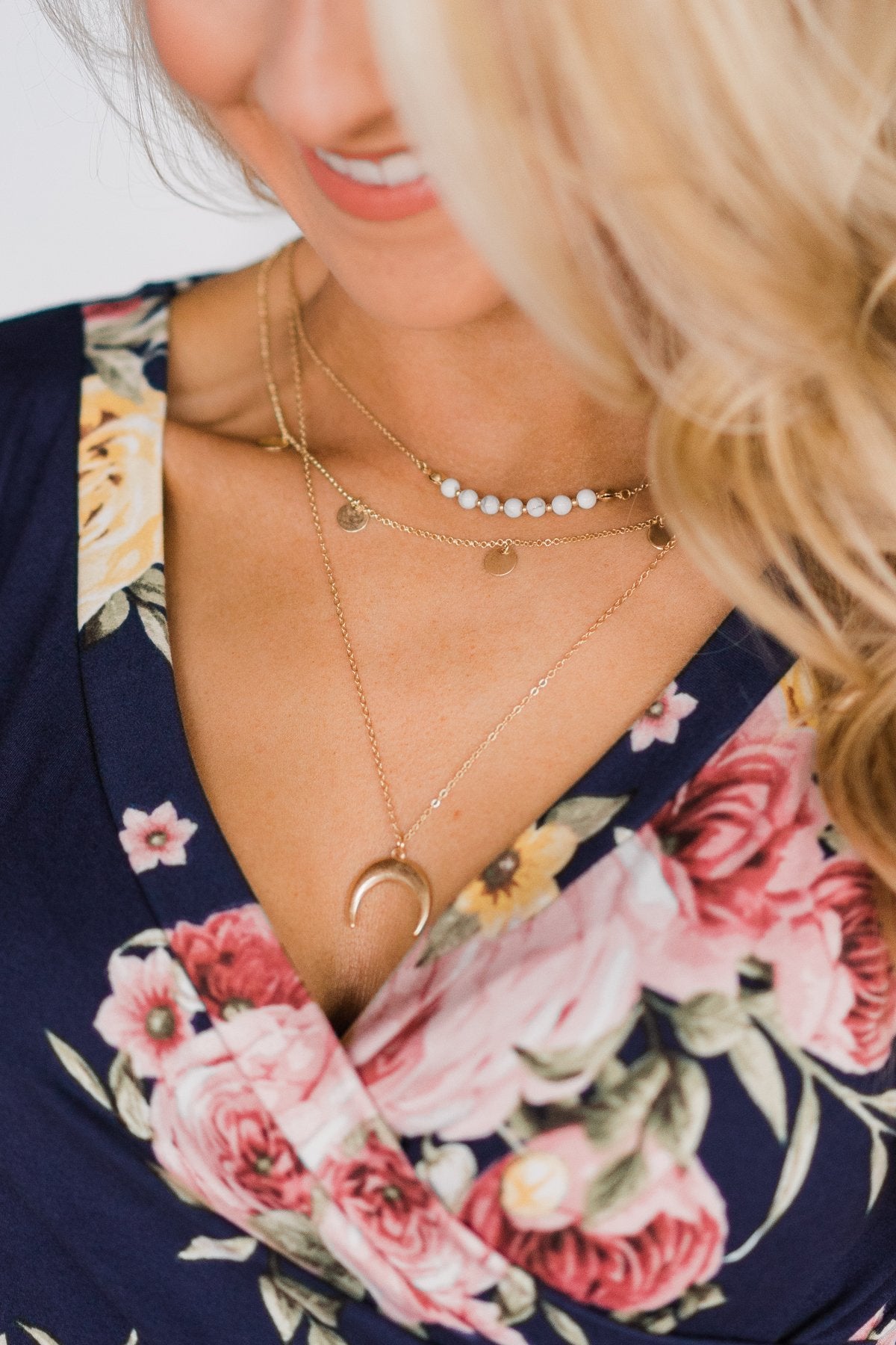 Pulse Perk - Half Moon Necklace