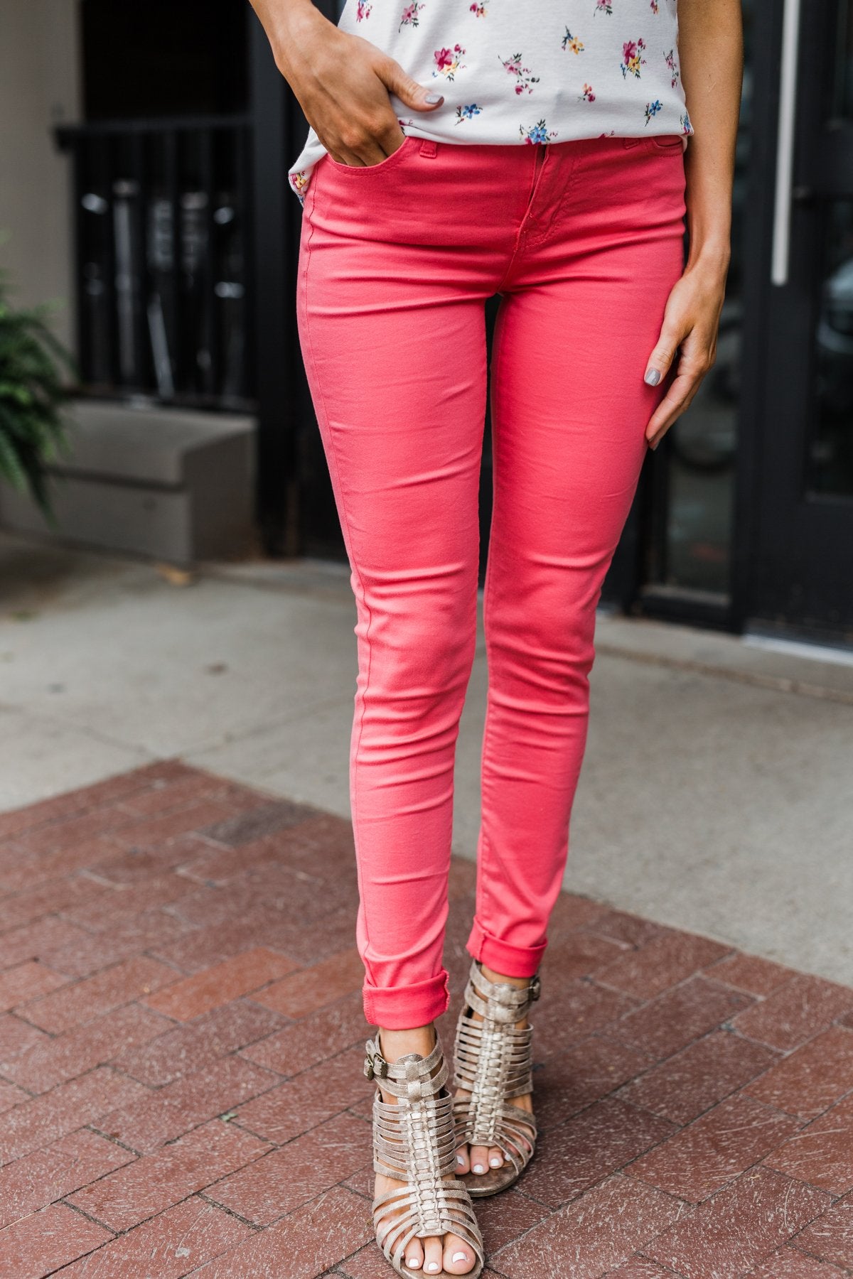 Celebrity Pink Skinny Jeans- Star Fish Purple – The Pulse Boutique
