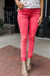 Celebrity Pink Skinny Jeans- Lipstick