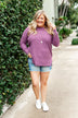 Dream About Us Knit Sweater- Deep Purple