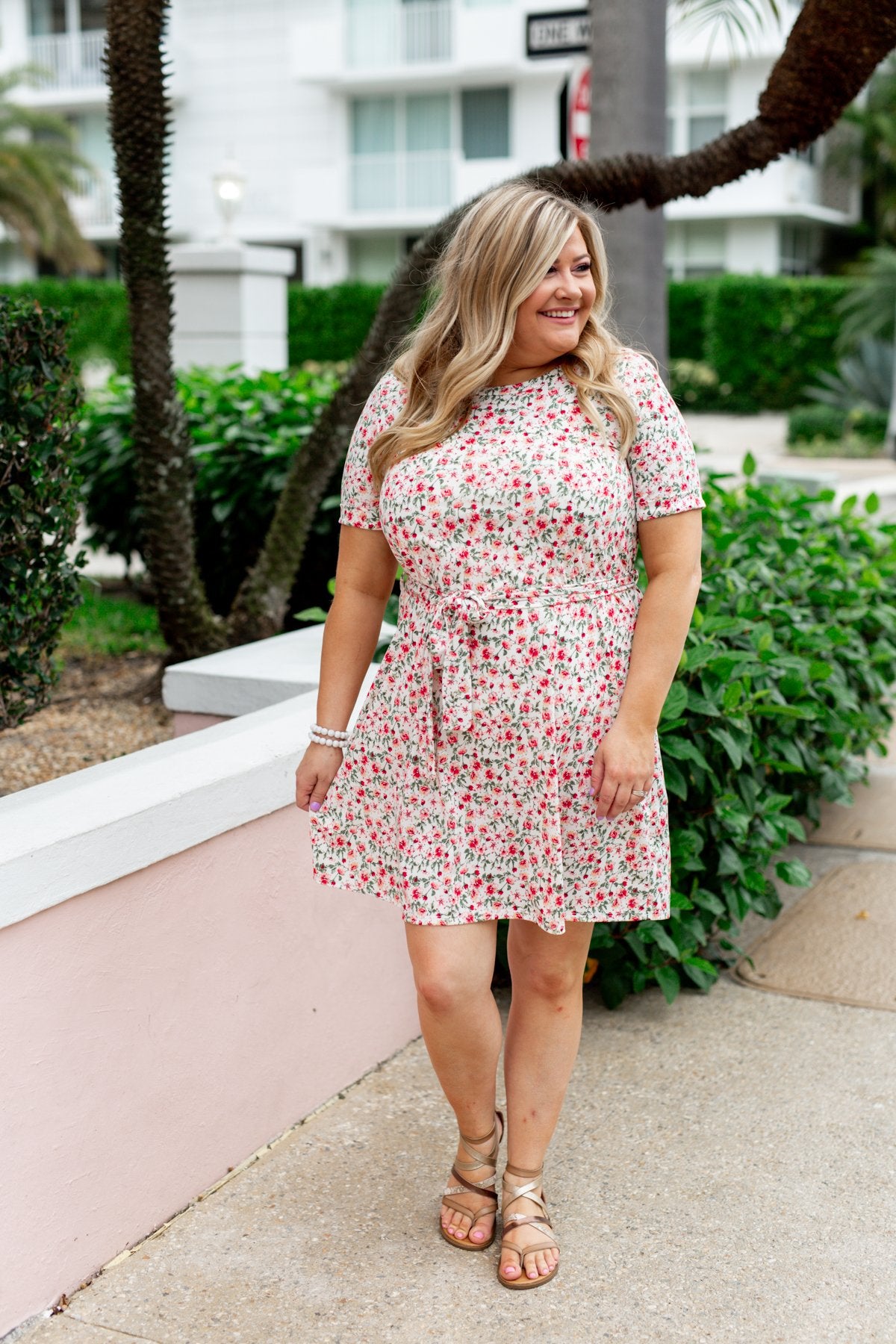 Taught My Heart To Love Floral Dress- Ivory