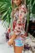 Sing A Little Louder Floral Kimono- Taupe