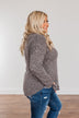 Feeling Lovely Long Sleeve Shirt- Charcoal
