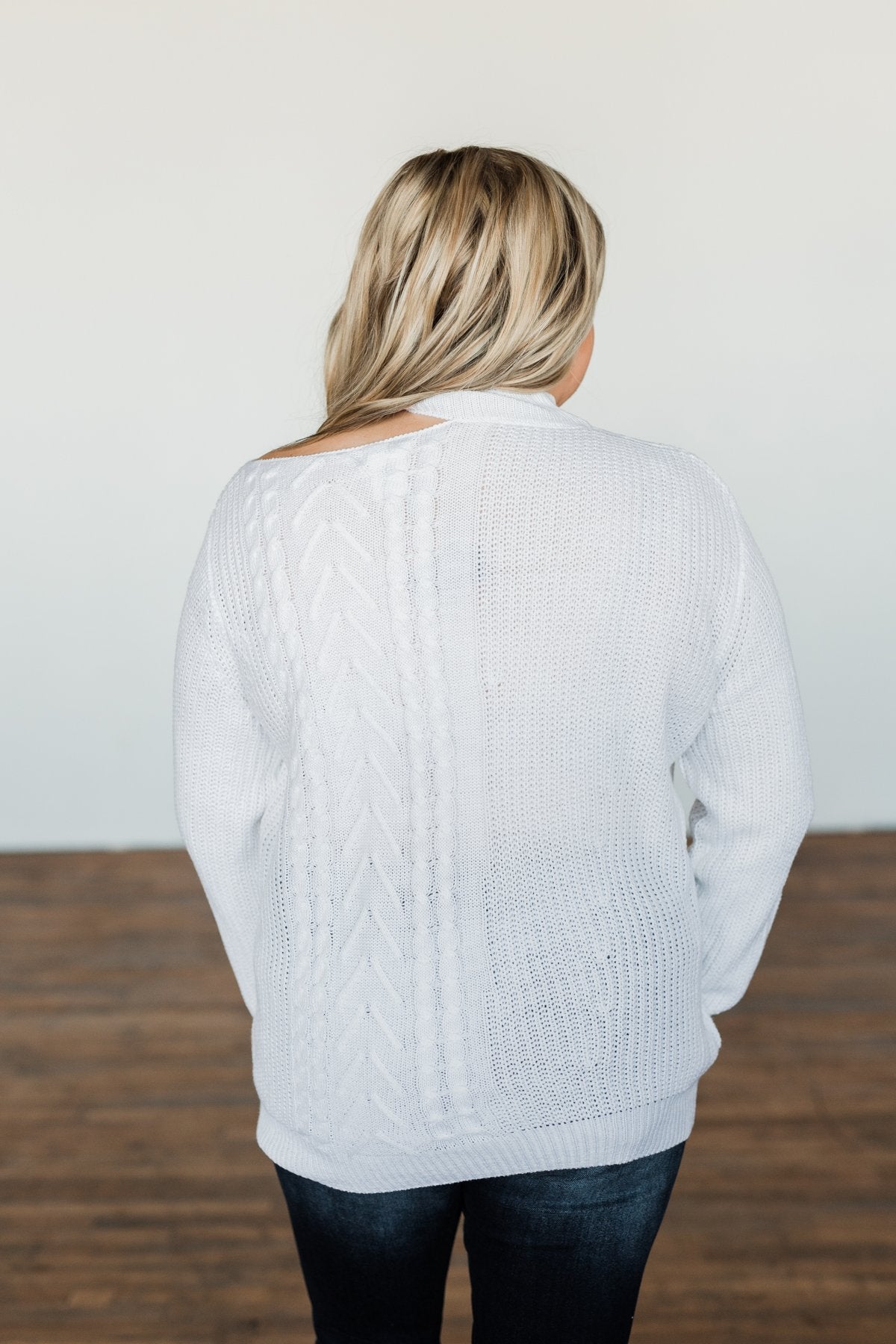 Made For Each Other Knit Sweater- Off White