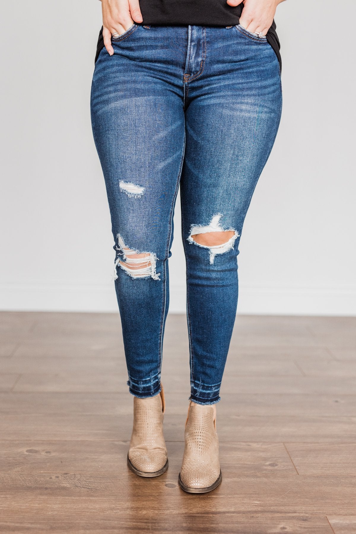 Vervet Mid-Rise Skinny Jeans- Martha Wash