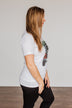 Jeep "Merry Christmas" Graphic Tee- White