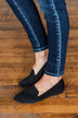 JellyPop Marrianne Flats- Black Knitted