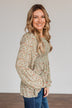 Going In Style Smock Babydoll Top- Light Olive