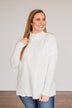 Snowflake Kisses Knit Sweater- Ivory